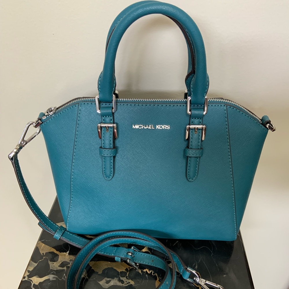 Michael Kors Ciara Medium Saffiano Leather Satchel